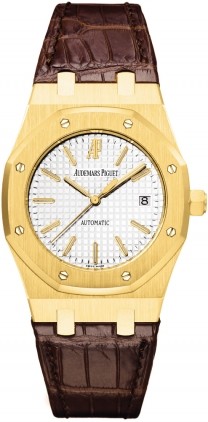 Audemars Piguet Royal Oak Chronograph (YG / Silver / Leather)