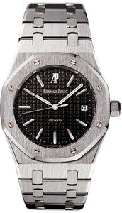 Audemars Piguet Royal Oak Date (SS / Black / SS Bracelet)
