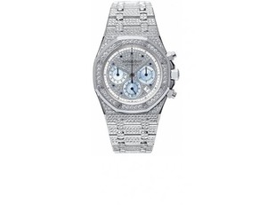 Audemars Piguet Royal Oak Jeweled Chronograph (WG / Full Diamonds)
