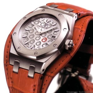 Audemars Piguet Royal Oak Ladies Alinghi (SS / Silver / Red Leather)