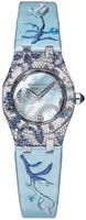 Audemars Piguet Royal Oak Ladies Oak Leaves (WG-Diamonds / Blue MOP / Satin Strap)