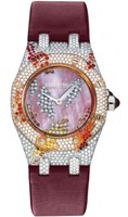Audemars Piguet Royal Oak Ladies Oak Leaves (WG-Diamonds / Pink MOP / Satin Strap)