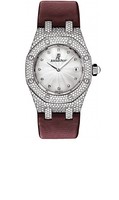 Audemars Piguet Royal Oak Ladies Pave (WG / Diamonds / Red Strap)