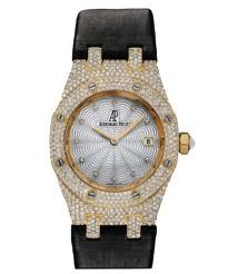 Audemars Piguet Royal Oak Ladies (YG / Diamonds / Strap)