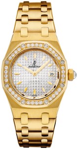 Audemars Piguet Royal Oak Lady Quartz (YG / Silver / YG Bracelet)