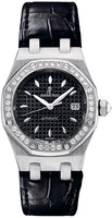 Audemars Piguet Royal Oak Lady (SS / Black / Leather)