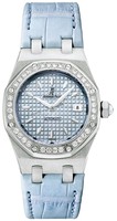 Audemars Piguet Royal Oak Lady (SS / Blue / Leather Strap)