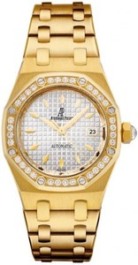 Audemars Piguet Royal Oak Lady (YG / Silver / YG)