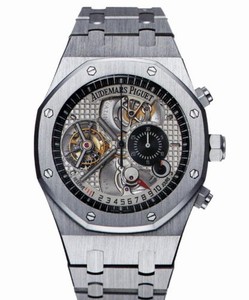 Audemars Piguet Royal Oak Tradition d'Excellence Cabonet 4 (Platinum / Silver Skeleton / Platinum Bracelet)