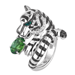 Boucheron Bagha, the tiger ring Tourmaline