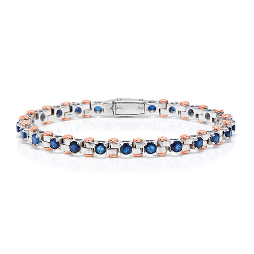 Мужской браслет Men's White Gold Bracelet Baraka 'Ref: BR22104