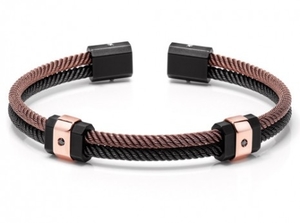 Мужской браслет Bracelet Baraka with Black Diamonds 'Ref: BR22147