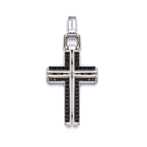 Мужской кулон Men's Cross Pendant With Diamonds Baraka 'Ref: CR214441B