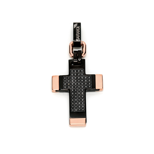 Мужской кулон Men's Cross Pendant With Diamonds Baraka 'Ref: CR21445