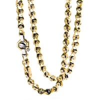 Мужская цепочка Chain in Gold and Steel Baraka 'Ref: GC25100