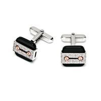 Мужские запонки Gemini Men With Diamonds Baraka 'Ref: PS21221