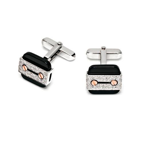 Мужские запонки Gemini Men With Diamonds Baraka 'Ref: PS21221