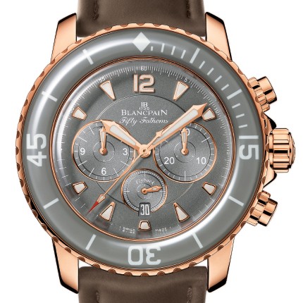 Blancpain Flyback Chronograph Fifty Fathoms Sport (RG / Grey / Rubber)