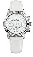 Blancpain Flyback chronograph Ladies (SS/White/Leather strap)