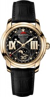 Blancpain L-evolution 8 Jours Moone Phase (RG / Black / Leather strap)