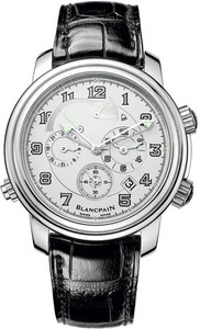 Blancpain Leman Alarm (WG / Opaline / Leather)