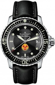 Blancpain Sport Fifty Fathoms Ultra Slim Automatic (SS / Black / Fabric)