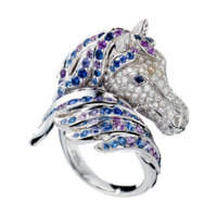 Boucheron Pegase Sapphire Ring