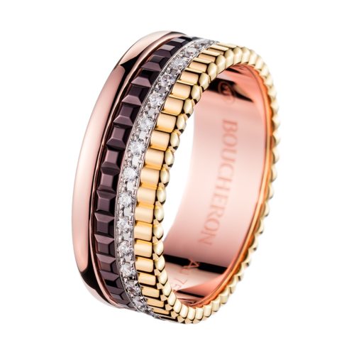 Boucheron Quatre Classique Small Ring Diamonds