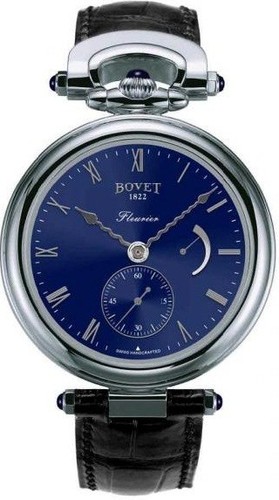 Bovet Amadeo Fleurier AF43006 (WG / Blue Circular Brushed / Leather Strap) AF43006
