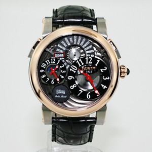 Bovet Dimier Recital 6 45 Orbis Mundi (RG - Titanium / Openwork / Leather) DT1150-OM-002