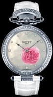 Bovet Fleurier 39 Amadeo Ladies Touch (WG - Diamonds / White MOP / 12 Diamonds / Peony / Leather) AF39010-SD123-LT02