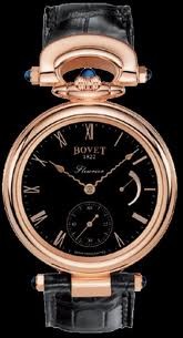 Bovet Fleurier 39 Amadeo (RG / Black / Leather) AF39007