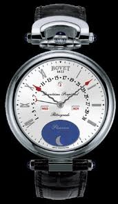 Bovet Fleurier 42 Perpetual Calendar Moon Phase Retrograde Amadeo (WG / Silver Opalin / Leather) AQPR006