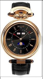 Bovet Fleurier 42 Triple Date Amadeo (RG / Black / Leather) AQMP003