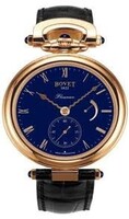 Bovet Fleurier 43 Amadeo (RG / Blue Polished Enamel / Leather Strap) AF43017