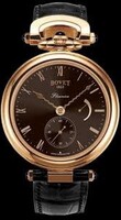 Bovet Fleurier 43 Amadeo (RG / Brown Circular Brushed / Leather Strap) AF43005