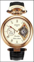 Bovet Fleurier 44 Tourbillon 7-days Amadeo Limited Edition (RG / White enamel / Leather) AIT7003