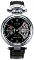 Bovet Fleurier 44 Tourbillon 7-days Amadeo Limited Edition (WG / Black enamel / Leather) AIT7004