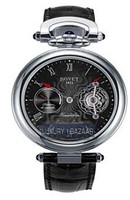 Bovet Fleurier 44 Tourbillon 7-days Amadeo Limited Edition (WG / Black guilloche / Leather) AIT7012