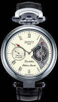 Bovet Fleurier 44 Tourbillon 7-days Amadeo Limited Edition (WG / White enamel / Leather) AIT7002
