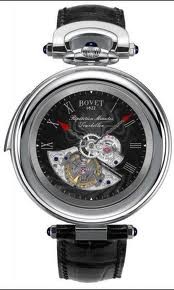 Bovet Fleurier 46 Minute Repeater Tourbillon Amadeo (WG / Black guilloche / Leather) AIRM010