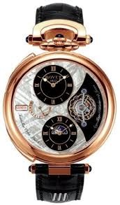Bovet Fleurier 46 Tourbillon Orbis Mundi Amadeo Limited Edition (RG / Silver Meteorite / Leather) AIOM003