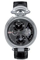 Bovet Fleurier 46 Tourbillon Orbis Mundi Amadeo Limited Edition (WG / Black guilloche / Leather) AIOM002