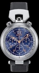 Bovet Sportster 46 Saguaro 2 (SS / Blue Enamel / Leather) SP0419-MA