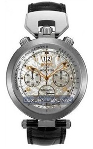 Bovet Sportster 46 Saguaro (SS / White Meteorite / Leather) SP0401-MA