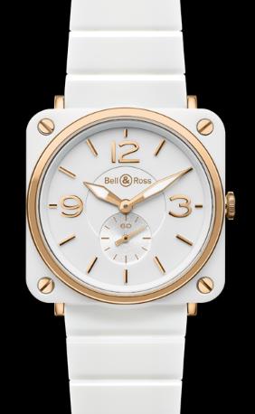 Bell & Ross BR S Pink Gold & White Ceramic