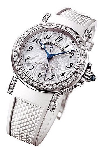 Breguet Marine Automatic Ladies (WG-Diamonds / MOP / Rubber) 8818BB/59/564 DD00