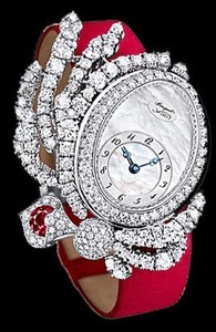 Breguet High Jewelry (WG-Diamonds / MOP / Red) GJE16BB20.8924D01