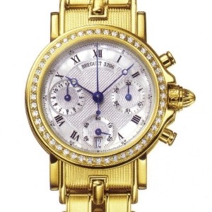 Breguet Marine Chronograph Ladies (YG / Diamonds) 8491BA/52/A60 D000