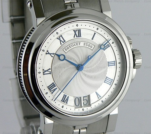 Breguet Marine II Automatic Big Date (SS / Silver) 5817ST/12/SV0
